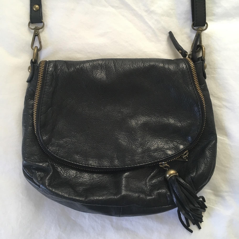 Italian Leather cross-body bag